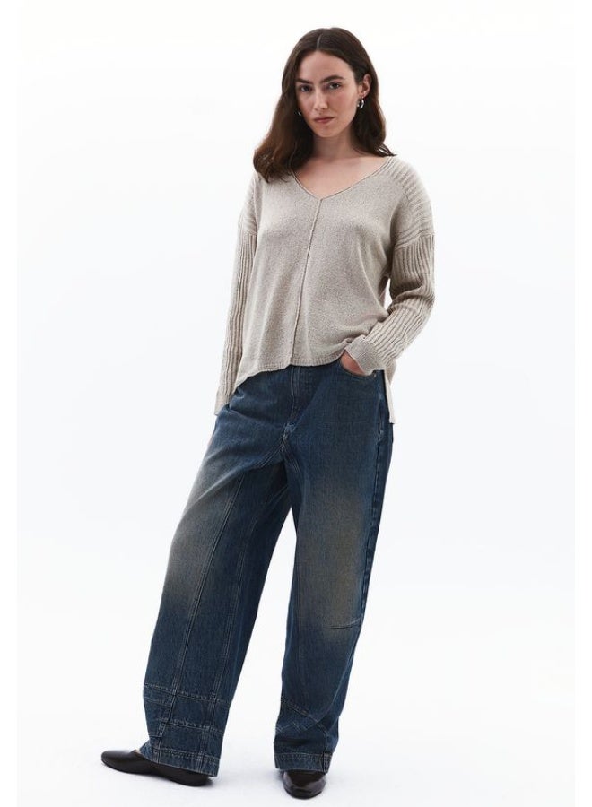 OXXO V-Neck Knit Sweater - Image 1